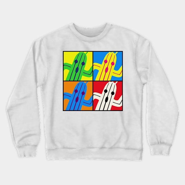 Cactuar Warhol Crewneck Sweatshirt by ikaszans